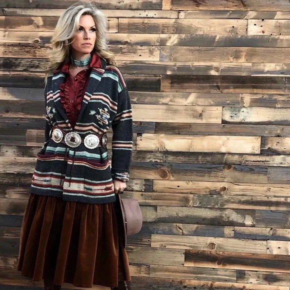 Ralph Lauren Brown and Silver Belt - Picture 6 of 6